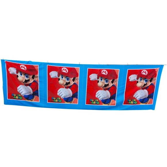 Uncut 8 Panels Nintendo Super Mario cotton Fabric 36x45" each Fabric Craft - Picture 1 of 12